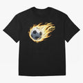 Soccer anime Oversized T-Shirt Build FIFA World Cup 2026 USA Canada Mexico for Fans of Neymar, Haaland and Cristiano Ronaldo and Portugal, Spain and Germany, Bringing Championship Spirit, Famous Goals, Roaring Crowds and International Football