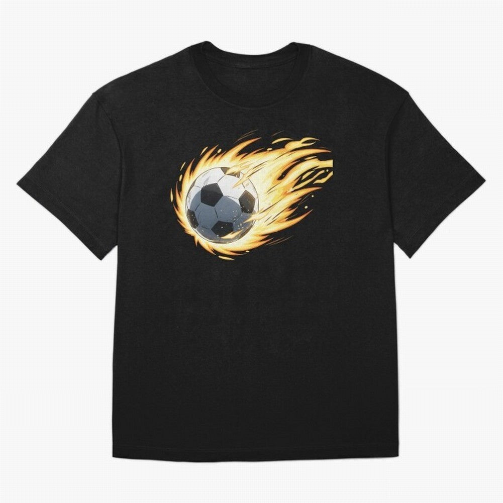 Soccer anime Oversized T-Shirt Build FIFA World Cup 2026 USA Canada Mexico for Fans of Neymar, Haaland and Cristiano Ronaldo and Portugal, Spain and Germany, Bringing Championship Spirit, Famous Goals, Roaring Crowds and International Football