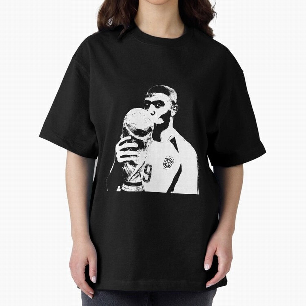 Design Ronaldo Fen?meno Oversized T-Shirt Carry the Dream of Match Day Hype around FIFA World Cup 2026 Group Stage, Haaland and Mbappe, Spain and Netherlands, Classic Soccer Heritage, Championship Pressure, Fan Loyalty and International Pride;