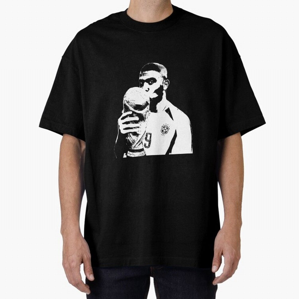 Design Ronaldo Fen?meno Oversized T-Shirt Carry the Dream of Match Day Hype around FIFA World Cup 2026 Group Stage, Haaland and Mbappe, Spain and Netherlands, Classic Soccer Heritage, Championship Pressure, Fan Loyalty and International Pride;