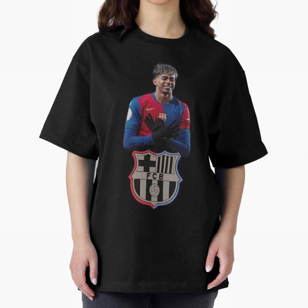 Lamine Oversized T-Shirt Turn Every Weekend Toward Match Day Hype around FIFA World Cup 2026 USA Canada Mexico, CR7 and Messi, England, France and Netherlands, Match Day Excitement, Supporter Culture, Golden Goals and Global Football Passion; Great