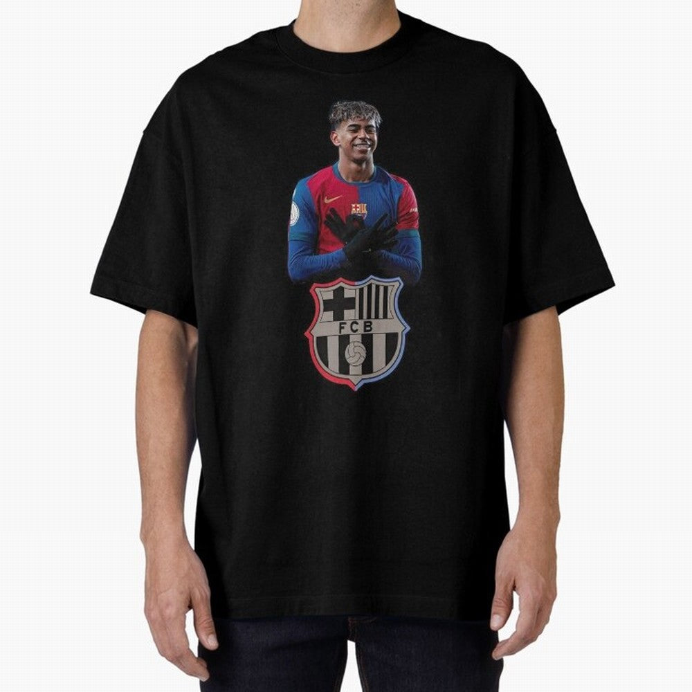 Lamine Oversized T-Shirt Turn Every Weekend Toward Match Day Hype around FIFA World Cup 2026 USA Canada Mexico, CR7 and Messi, England, France and Netherlands, Match Day Excitement, Supporter Culture, Golden Goals and Global Football Passion; Great