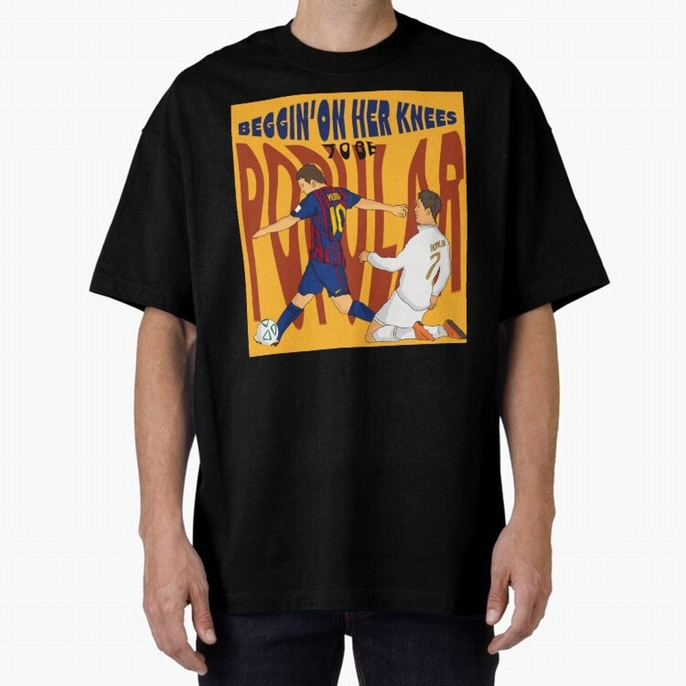 Messi and Ronaldo el classico Oversized T-Shirt Wear the Spirit of FIFA World Cup 2026 Driven by Messi and Cristiano Ronaldo, England, France and Netherlands Energy, Football History, Final Match Energy, Crowd Noise and Once in a Lifetime Moments;