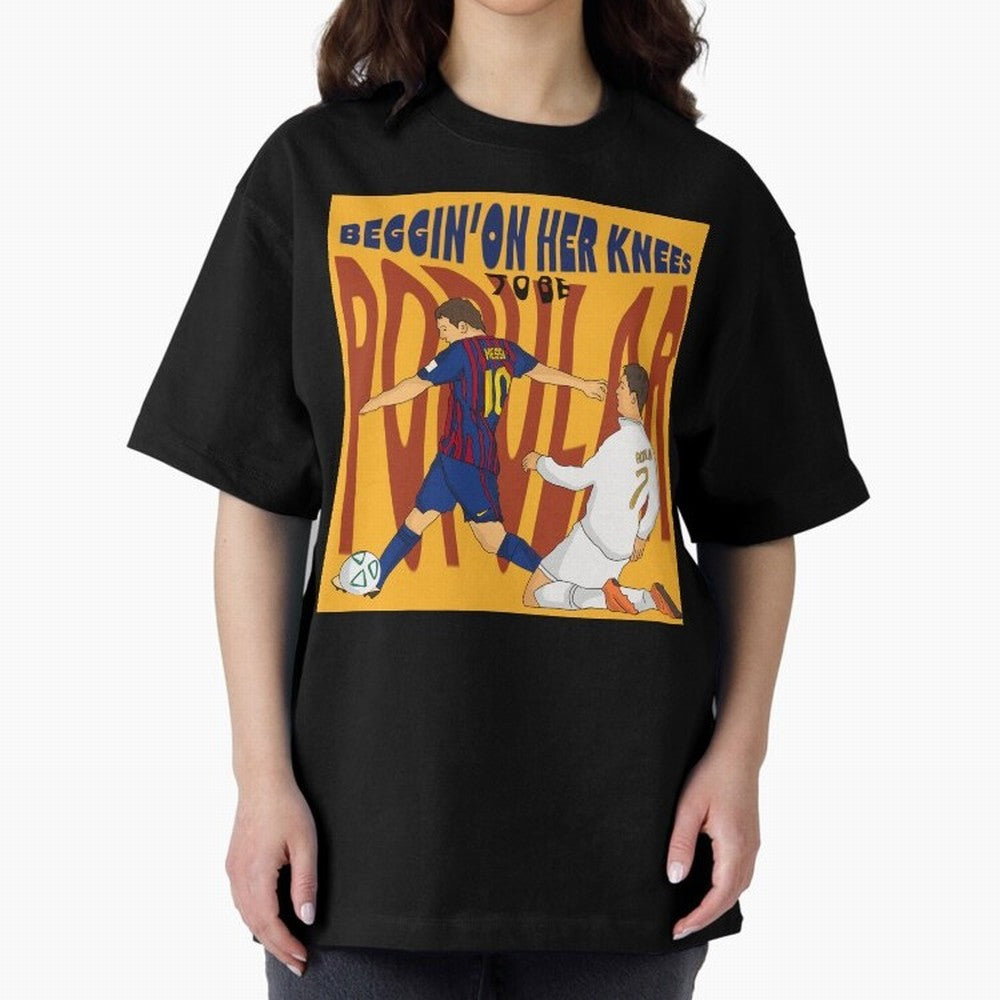 Messi and Ronaldo el classico Oversized T-Shirt Wear the Spirit of FIFA World Cup 2026 Driven by Messi and Cristiano Ronaldo, England, France and Netherlands Energy, Football History, Final Match Energy, Crowd Noise and Once in a Lifetime Moments;