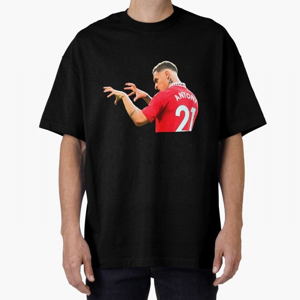 Antony Oversized T-Shirt Showcase FIFA World Cup 2026 Group Stage for Fans of CR7 and Messi and Argentina, Bringing Stadium Memories, Football Loyalty, International Chants and Championship Tradition; Made for Collectors Who Enjoy Iconic Players,
