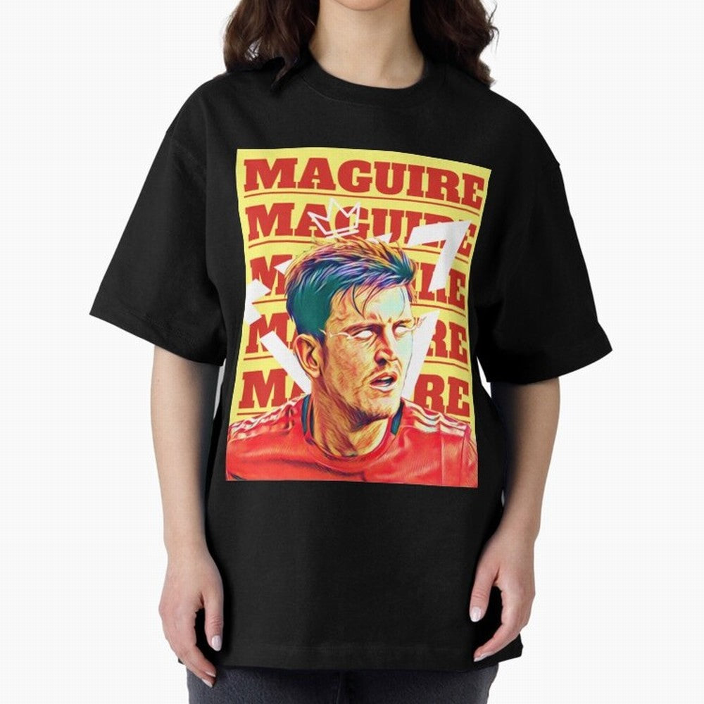 HARRY MAGUIRE, THE CAPTAIN Oversized T-Shirt Fuel Your Fan Pride for FIFA World Cup 2026 Group Stage Highlighting Messi, Brazil Energy, Match Day Excitement, Supporter Culture, Golden Goals and Global Football Passion; Created for Match Day