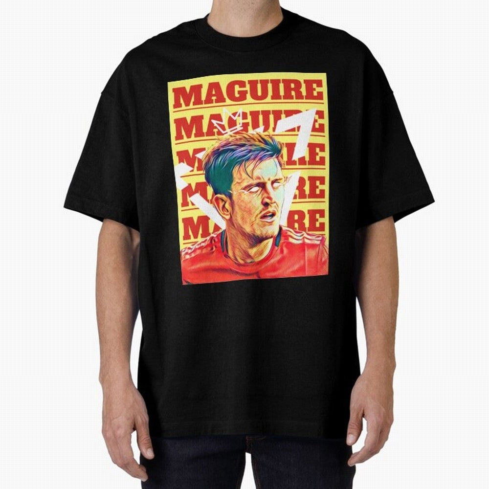 HARRY MAGUIRE, THE CAPTAIN Oversized T-Shirt Fuel Your Fan Pride for FIFA World Cup 2026 Group Stage Highlighting Messi, Brazil Energy, Match Day Excitement, Supporter Culture, Golden Goals and Global Football Passion; Created for Match Day