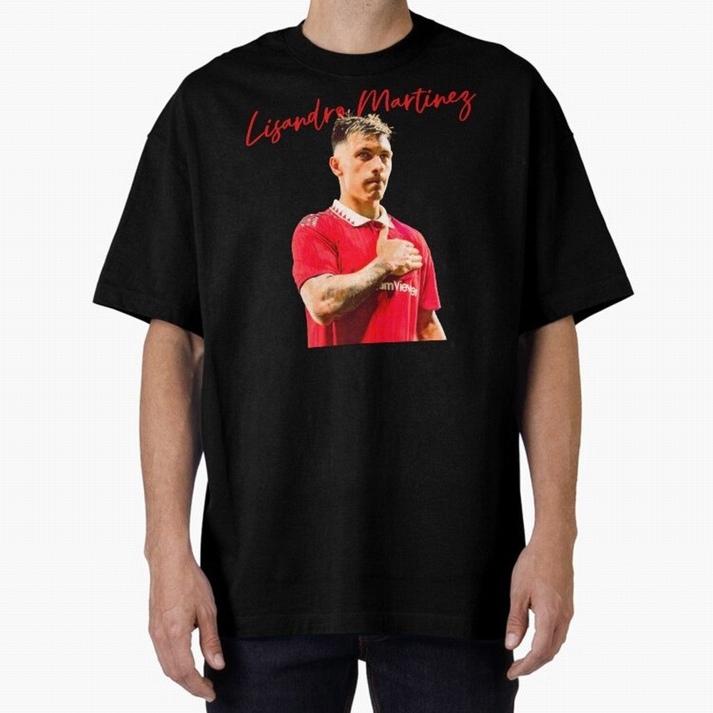 Lisandro Martinez Oversized T-Shirt Support Iconic Players in FIFA World Cup 2026 Group Stage Spirit, Inspired by Spain, Messi, Neymar and Mbappe, Supporter Pride, Iconic Celebrations, Legendary Names and Global Match Day Energy; Made for Die Hard