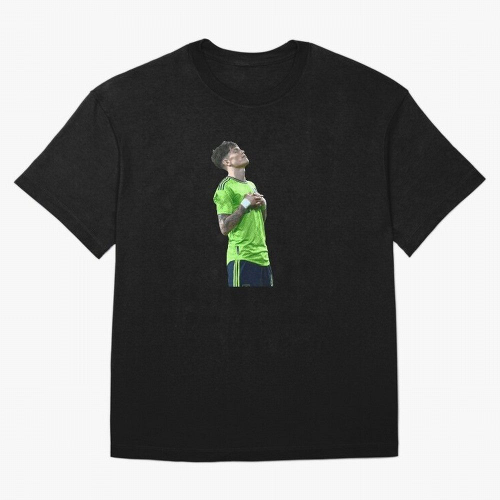 Alejandro Garnacho Oversized T-Shirt Show Match Day Excitement for FIFA World Cup 2026 USA Canada Mexico Spirit, Built around England, Messi, Sports Nostalgia, International Competition, Famous Players and Unforgettable Victories; Made for