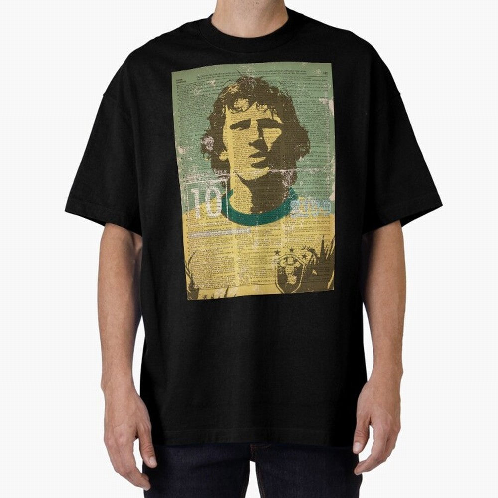ZICO Oversized T-Shirt Make Your Look Match Match Day Hype around FIFA World Cup 2026 USA Canada Mexico, Haaland, Brazil, Portugal and Argentina, Classic Soccer Heritage, Championship Pressure, Fan Loyalty and International Pride; Built for