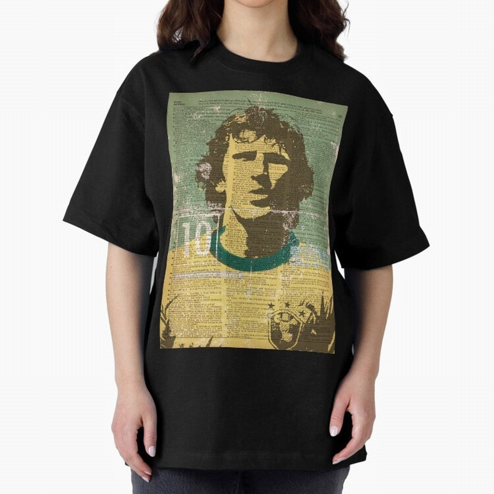 ZICO Oversized T-Shirt Make Your Look Match Match Day Hype around FIFA World Cup 2026 USA Canada Mexico, Haaland, Brazil, Portugal and Argentina, Classic Soccer Heritage, Championship Pressure, Fan Loyalty and International Pride; Built for