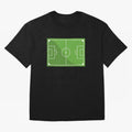 Football Pitch Oversized T-Shirt Celebrate the FIFA World Cup 2026 Group Stage Journey through CR7 Highlights, Portugal, Spain and Germany Pride, Match Day Excitement, Supporter Culture, Golden Goals and Global Football Passion; Made for Die Hard