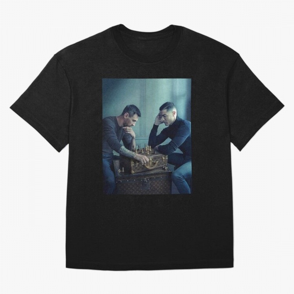 Messi and Ronaldo Chess Shirt, Vintage Lionel Messi Shirt, Lionel Messi Sweatshirt, Messi Hoodie, Retro Messi Hoodie Oversized T-Shirt Support Iconic Players in FIFA World Cup 2026 for Fans of Mbappe and Neymar and Argentina, Bringing Champion