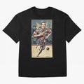 Ronaldinho Design Oversized T-Shirt Stand Proud for FIFA World Cup 2026 Group Stage Connected to Messi and Cristiano Ronaldo, France and Portugal Energy, Vintage Soccer Flavor, Modern Football Stars, National Flags and Final Night Emotion; Great