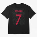 Christiano Ronaldo Portugal Away Jersey 2020 Oversized T-Shirt Show Your Love for Global Football Passion for FIFA World Cup 2026, Made for Haaland and Mbappe, Argentina and Brazil, Tournament Hype, Historic Matchups, Family Viewing Parties and