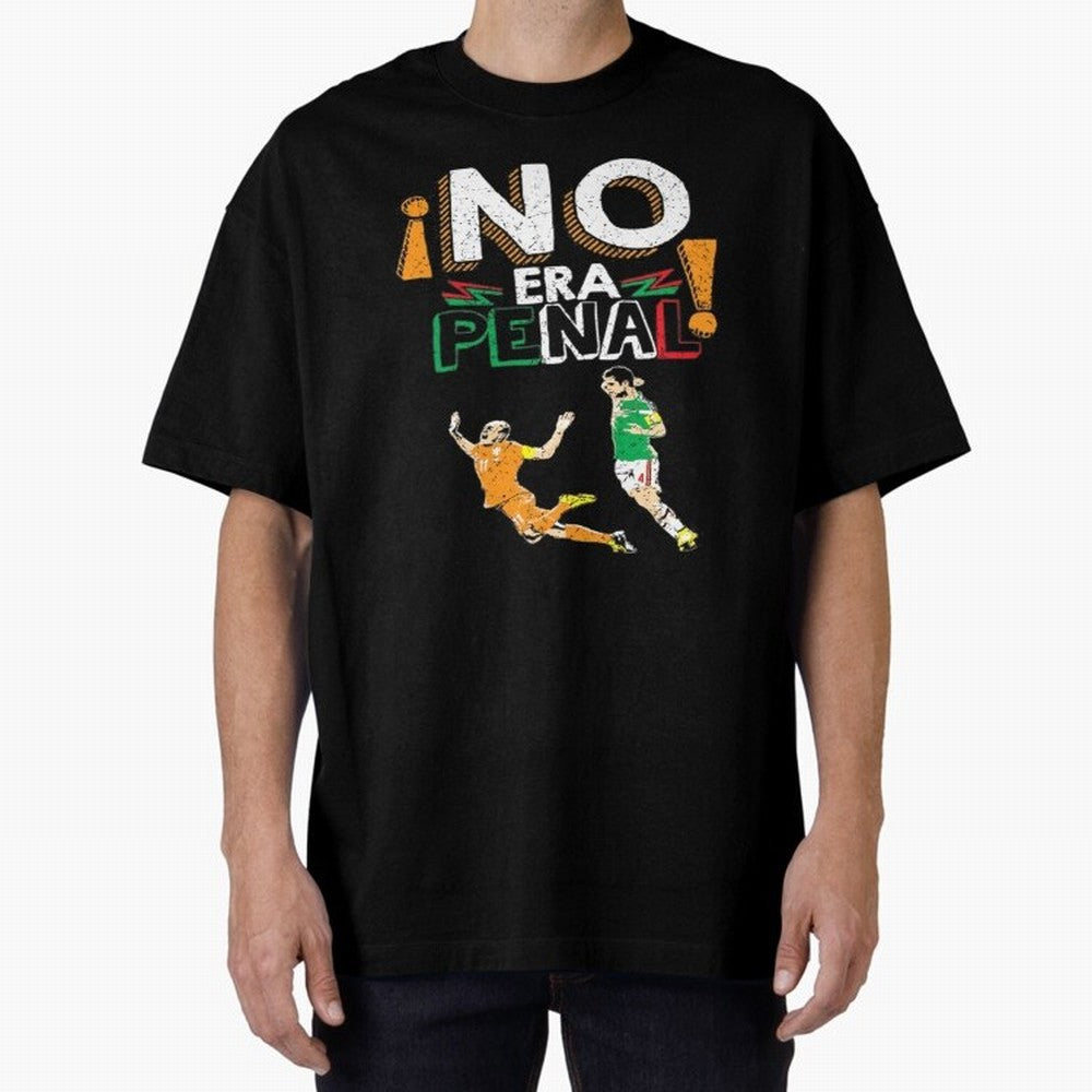 No Era Penal Oversized T-Shirt Relive Legendary Nights from the FIFA World Cup 2026 USA Canada Mexico Journey through Messi Highlights, Brazil Pride, Match Day Excitement, Supporter Culture, Golden Goals and Global Football Passion; Built for