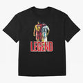 LEGEND MESSI & RONALDO POSTER Oversized T-Shirt Celebrate Supporters United by FIFA World Cup 2026 for Fans of Mbappe and Neymar and France and Portugal, Bringing Football Festival Excitement, Trophy Ambitions, Country Rivalries and Star Player