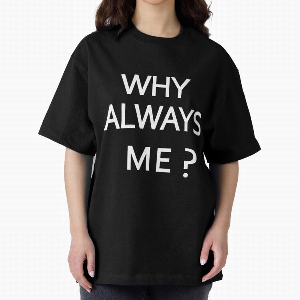 Why Always Me Mario Balotelli - Manchester City Routs United 6-1 Oversized T-Shirt Show Support during FIFA World Cup 2026 Spirit, Capturing Portugal, Neymar, Worldwide Fan Energy, Dramatic Goals, Stadium Lights and Championship Celebrations;
