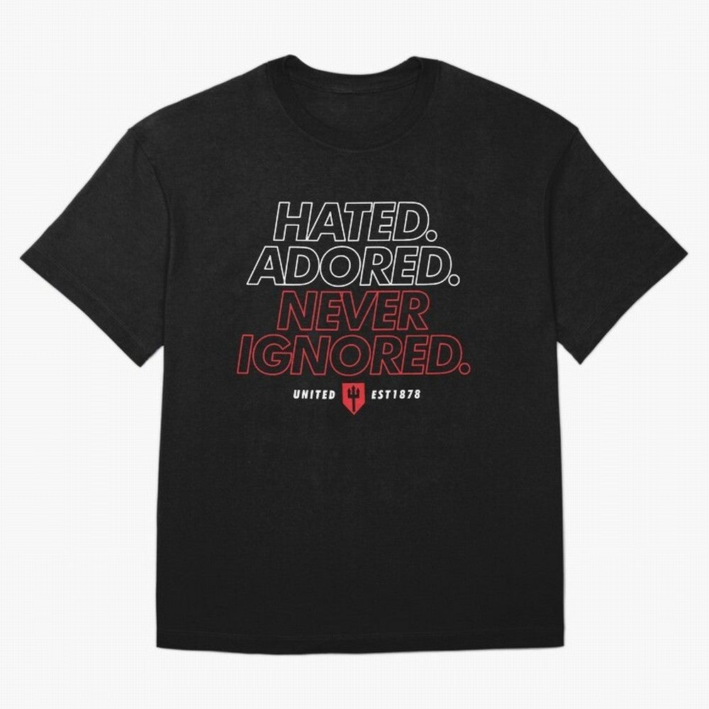 Hated, Adored, Never Ignored - Manchester United! Oversized T-Shirt Fuel the FIFA World Cup 2026 Journey through Cristiano Ronaldo Highlights, England Pride, Sports Nostalgia, International Competition, Famous Players and Unforgettable Victories;