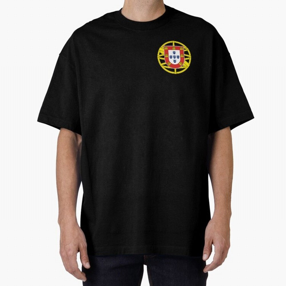 Portugal Coat of Arms Oversized T-Shirt Relive Legendary Nights from the FIFA World Cup 2026 Group Stage Journey through Haaland Highlights, Germany Pride, Match Day Excitement, Supporter Culture, Golden Goals and Global Football Passion; Perfect