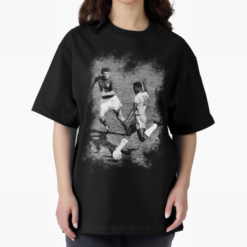 Pele Oversized T-Shirt Treasure the FIFA World Cup 2026 Group Stage Journey through Mbappe Highlights, England, France and Netherlands Pride, Stadium Memories, Football Loyalty, International Chants and Championship Tradition; Ideal for Football