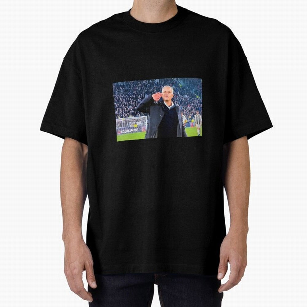 Mourinho VS Juventus Oversized T-Shirt Live for the Drama of FIFA World Cup 2026 Spirit, Filled with France and Portugal, Messi, Neymar and Mbappe, Soccer Culture, Superstar Moments, National Team Dreams and Competitive Fire; Ideal for Fans Who