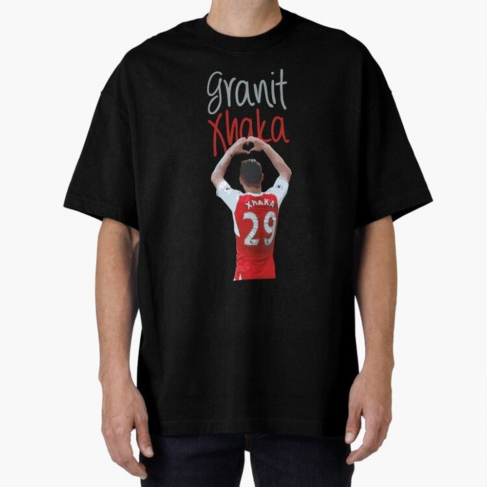 Granit Xhaka Oversized T-Shirt Stand with FIFA World Cup 2026 Group Stage Spirit, Celebrating Netherlands, Messi, CR7 and Mbappe, Classic Soccer Heritage, Championship Pressure, Fan Loyalty and International Pride; Ideal for Fans Who Follow Messi,