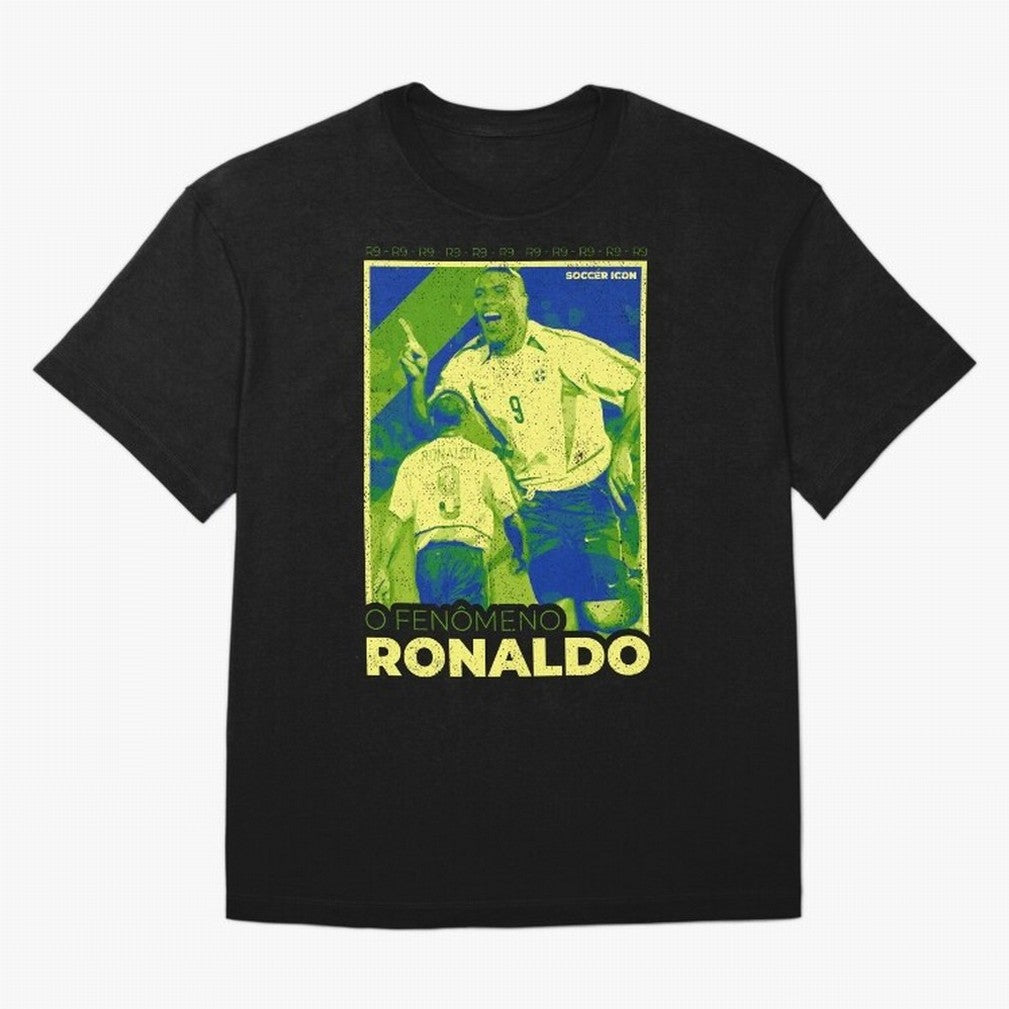 Ronaldo - Street Art - Soccer Icons Oversized T-Shirt Carry the Dream of FIFA World Cup 2026 Spirit, Built around England, Haaland, Tournament Hype, Historic Matchups, Family Viewing Parties and Global Sports Pride; Created for Match Day Parties,