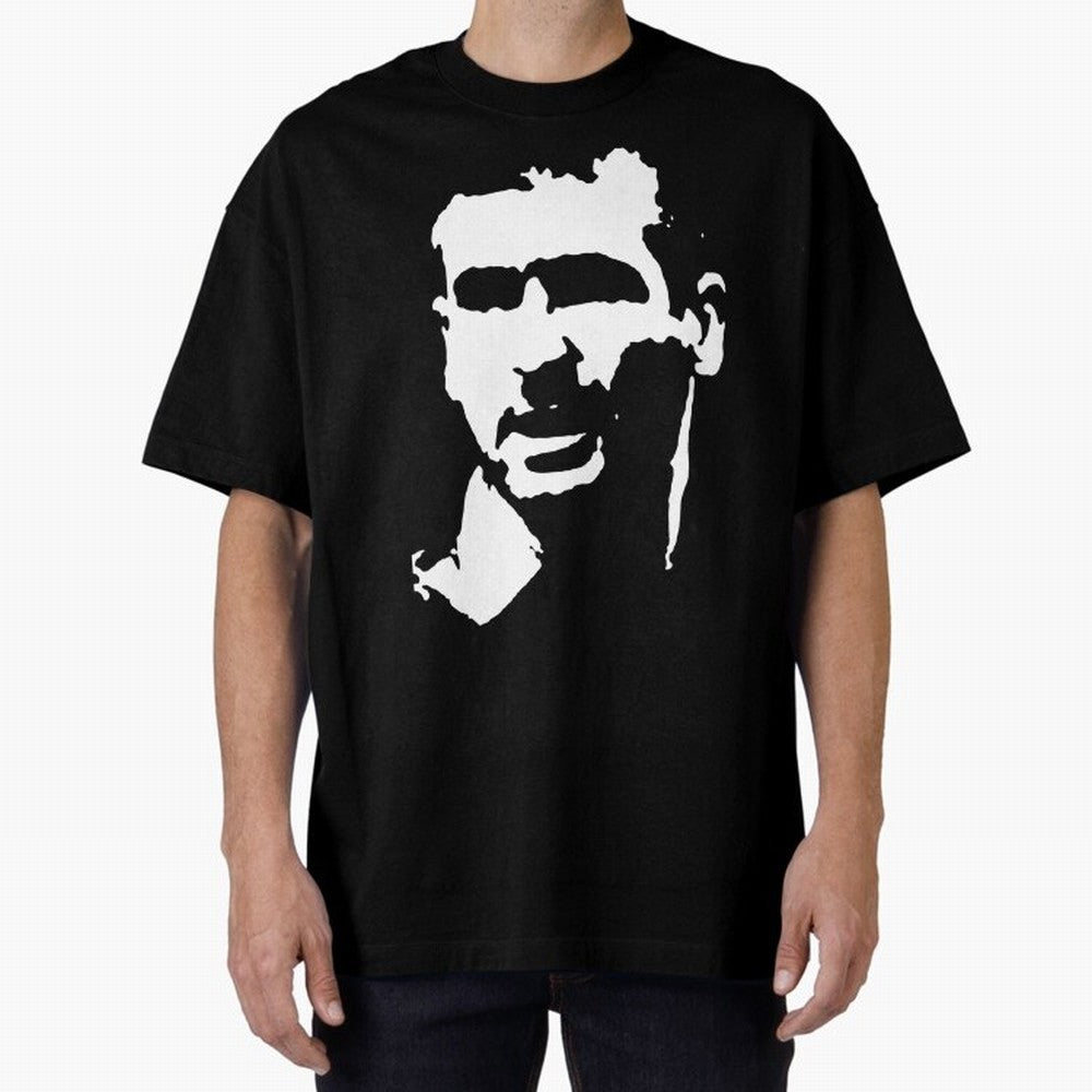 Eric Cantona Manchester Football Legend Oversized T-Shirt Celebrate Every Goal in Global Football Passion for FIFA World Cup 2026 USA Canada Mexico, Built around Haaland and Mbappe, England and Germany, Vintage Soccer Flavor, Modern Football Stars,