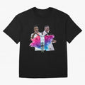 Fanart Vinicius Junior Merch Oversized T-Shirt Celebrate the Stars of Match Day Hype around FIFA World Cup 2026 Group Stage, Mbappe and Neymar, Netherlands, Worldwide Fan Energy, Dramatic Goals, Stadium Lights and Championship Celebrations; Built