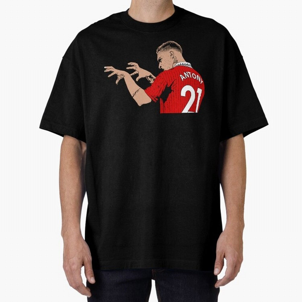 Antony Oversized T-Shirt Show Fan Pride Across the FIFA World Cup 2026 Journey through Messi Highlights, Argentina, France and Brazil Pride, Champion Mindset, Group Stage Buzz, Knockout Tension and Passionate Fan Culture; Made for Die Hard