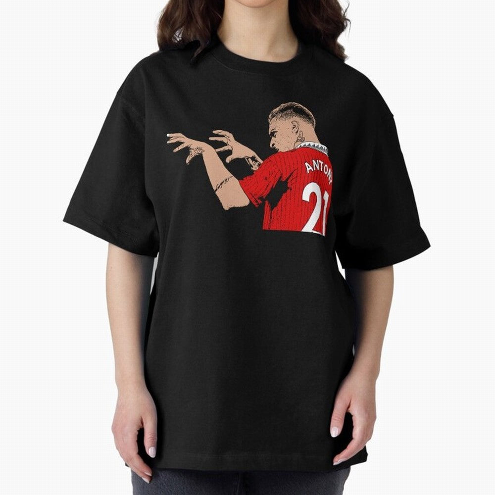 Antony Oversized T-Shirt Show Fan Pride Across the FIFA World Cup 2026 Journey through Messi Highlights, Argentina, France and Brazil Pride, Champion Mindset, Group Stage Buzz, Knockout Tension and Passionate Fan Culture; Made for Die Hard