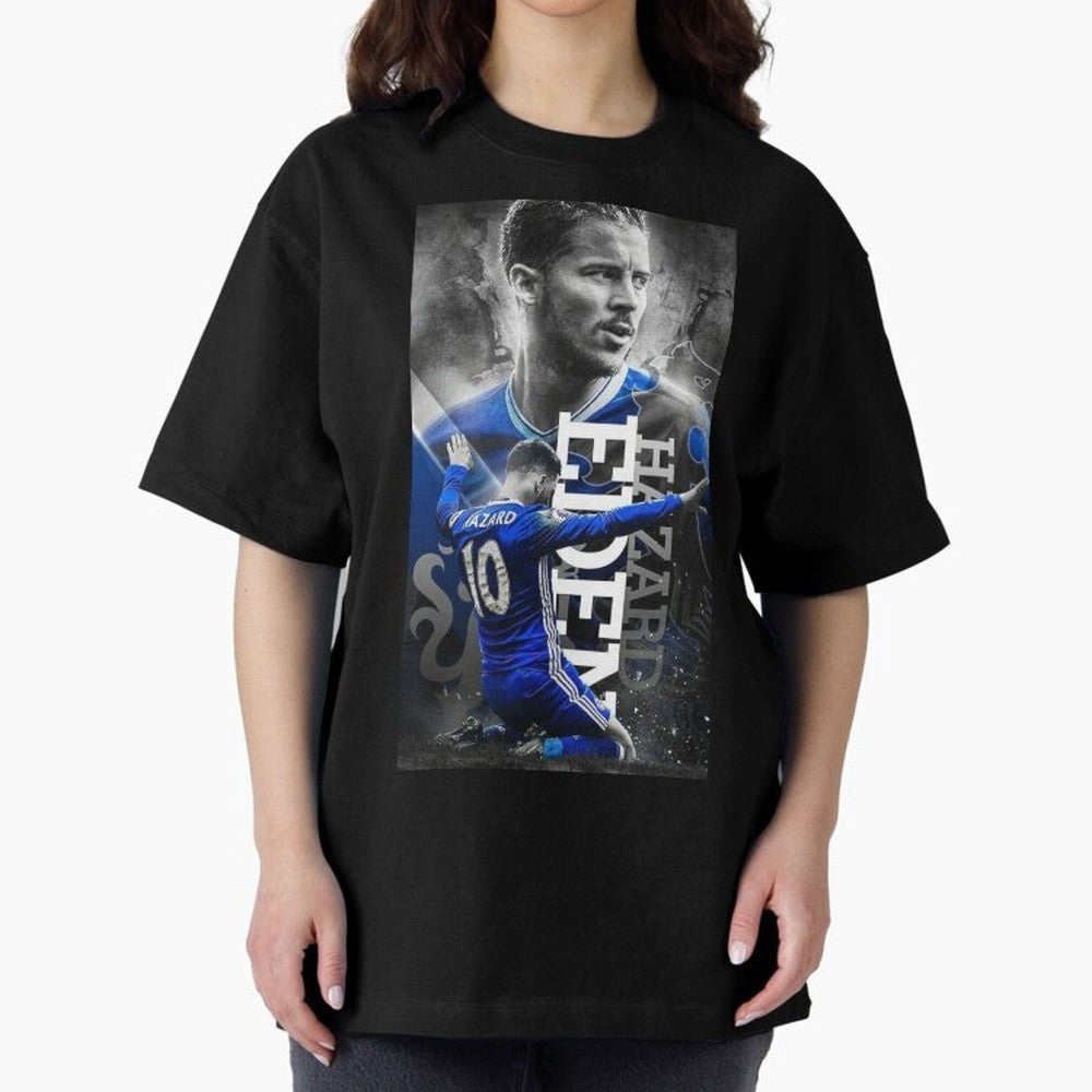 Eden Hazard Oversized T-Shirt Bring Champion Energy into Global Football Passion for FIFA World Cup 2026, Connected to Haaland and Mbappe, Netherlands, Stadium Chants, National Pride, Trophy Dreams and Unforgettable Football Memories; Made for