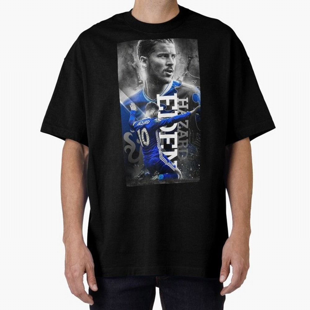 Eden Hazard Oversized T-Shirt Bring Champion Energy into Global Football Passion for FIFA World Cup 2026, Connected to Haaland and Mbappe, Netherlands, Stadium Chants, National Pride, Trophy Dreams and Unforgettable Football Memories; Made for