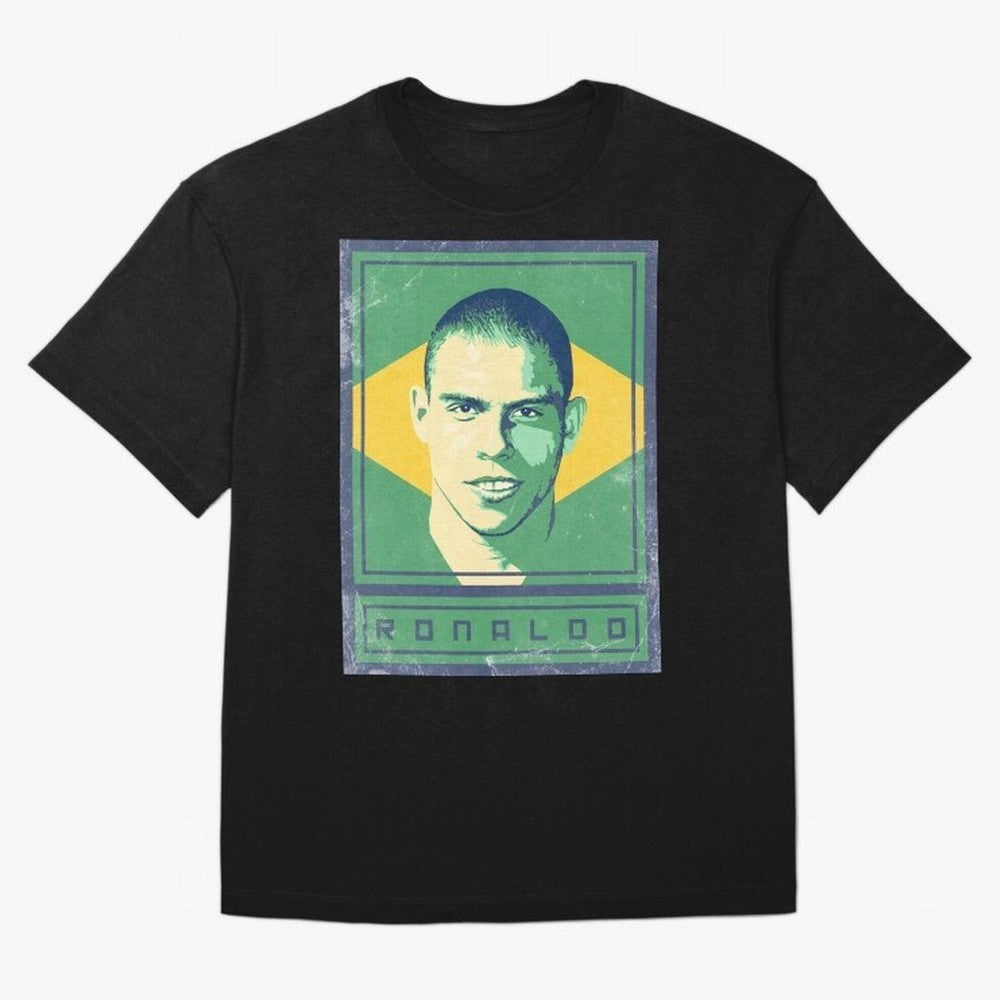 Ronaldo Brasil Oversized T-Shirt Honor the Football Icons of Match Day Hype around FIFA World Cup 2026 Group Stage, Haaland and Mbappe, Germany, Football History, Final Match Energy, Crowd Noise and Once in a Lifetime Moments; Great for Supporters