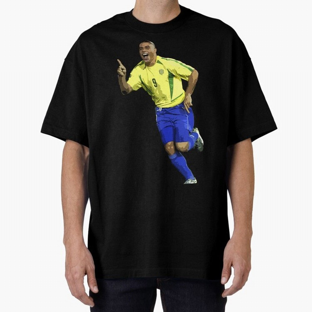 Ronaldo Nazario Oversized T-Shirt Join the FIFA World Cup 2026 Journey through Haaland and Mbappe Highlights, Spain Pride, Match Day Excitement, Supporter Culture, Golden Goals and Global Football Passion; Made for Die Hard Supporters, Soccer