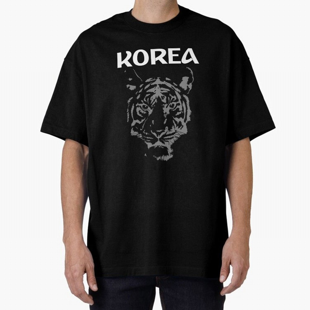 Team Korea Soccer Oversized T-Shirt Bring Bold Fan Energy to FIFA World Cup 2026 Group Stage for Fans of Neymar, Haaland and Cristiano Ronaldo and Spain and Netherlands, Bringing Goal Celebration Energy, Supporter Heritage, Football Icons and