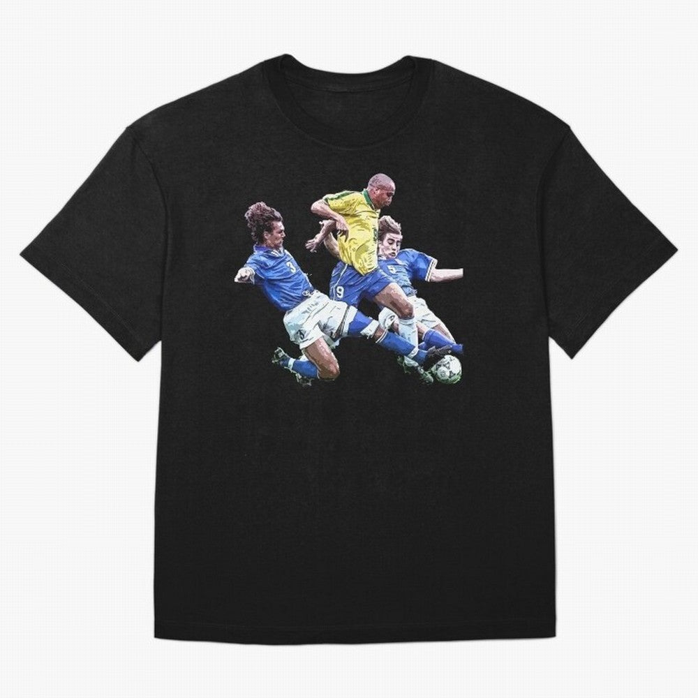 Ronaldo vs Maldini & Cannavaro Oversized T-Shirt Bring Stadium Energy to Match Day Hype around FIFA World Cup 2026 Group Stage, Messi, Neymar and Mbappe, Germany, Global Supporter Spirit, Legendary Goals, National Colors and Tournament Celebration;