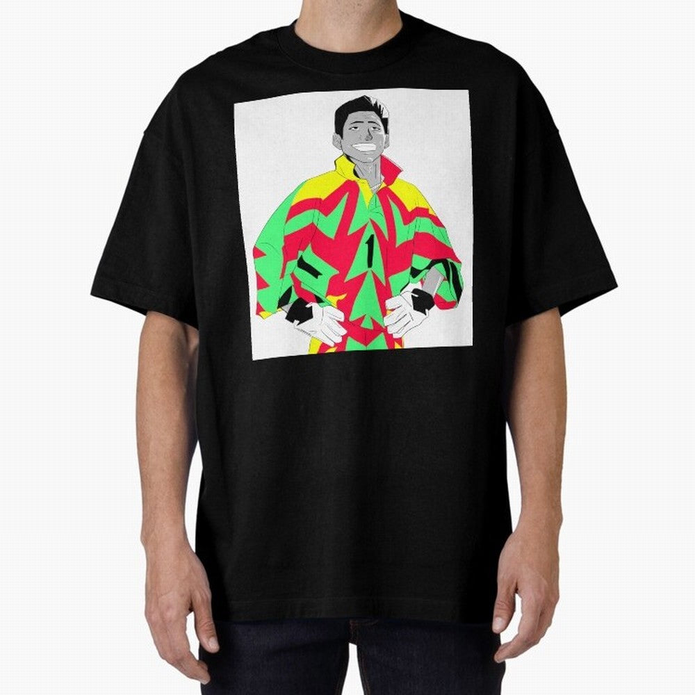 Jorge Campos the legend of soccer football in goal keeper Oversized T-Shirt Show Your Love for FIFA World Cup 2026 USA Canada Mexico for Fans of Messi and Cristiano Ronaldo and England, Bringing Soccer Culture, Superstar Moments, National Team