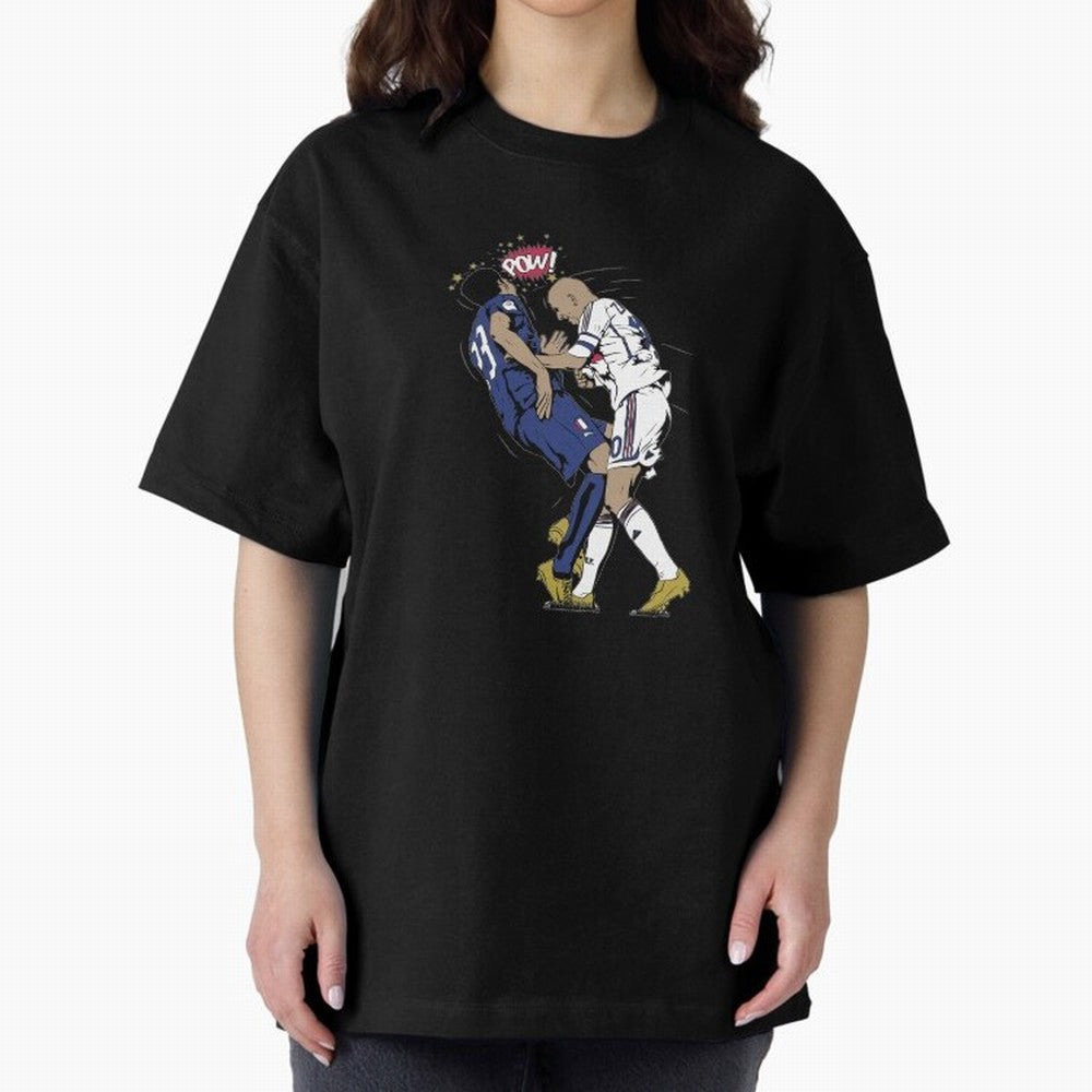 Zinedine Zidane Oversized T-Shirt Celebrate Football Heritage in FIFA World Cup 2026 USA Canada Mexico Connected to Messi and Cristiano Ronaldo, Portugal, Spain and Germany Energy, Soccer Culture, Superstar Moments, National Team Dreams and