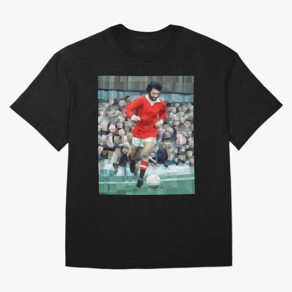 George Best Oversized T-Shirt Live for the Drama of Match Day Hype around FIFA World Cup 2026 Group Stage, Mbappe, England, France and Netherlands, Classic Soccer Heritage, Championship Pressure, Fan Loyalty and International Pride; Perfect for
