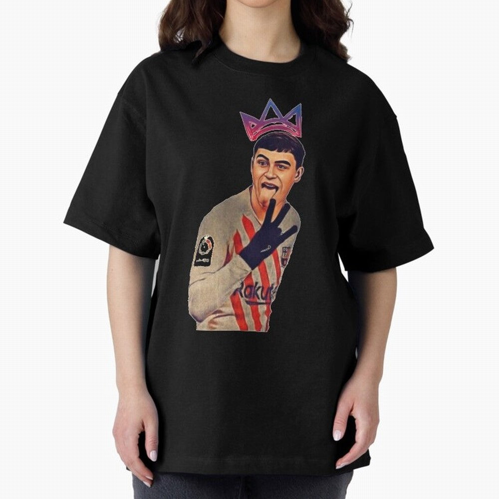 PEDRI Oversized T-Shirt Capture the FIFA World Cup 2026 Journey through Cristiano Ronaldo, Haaland and CR7 Highlights, Brazil Pride, Classic Soccer Heritage, Championship Pressure, Fan Loyalty and International Pride; Great for Watch Parties,