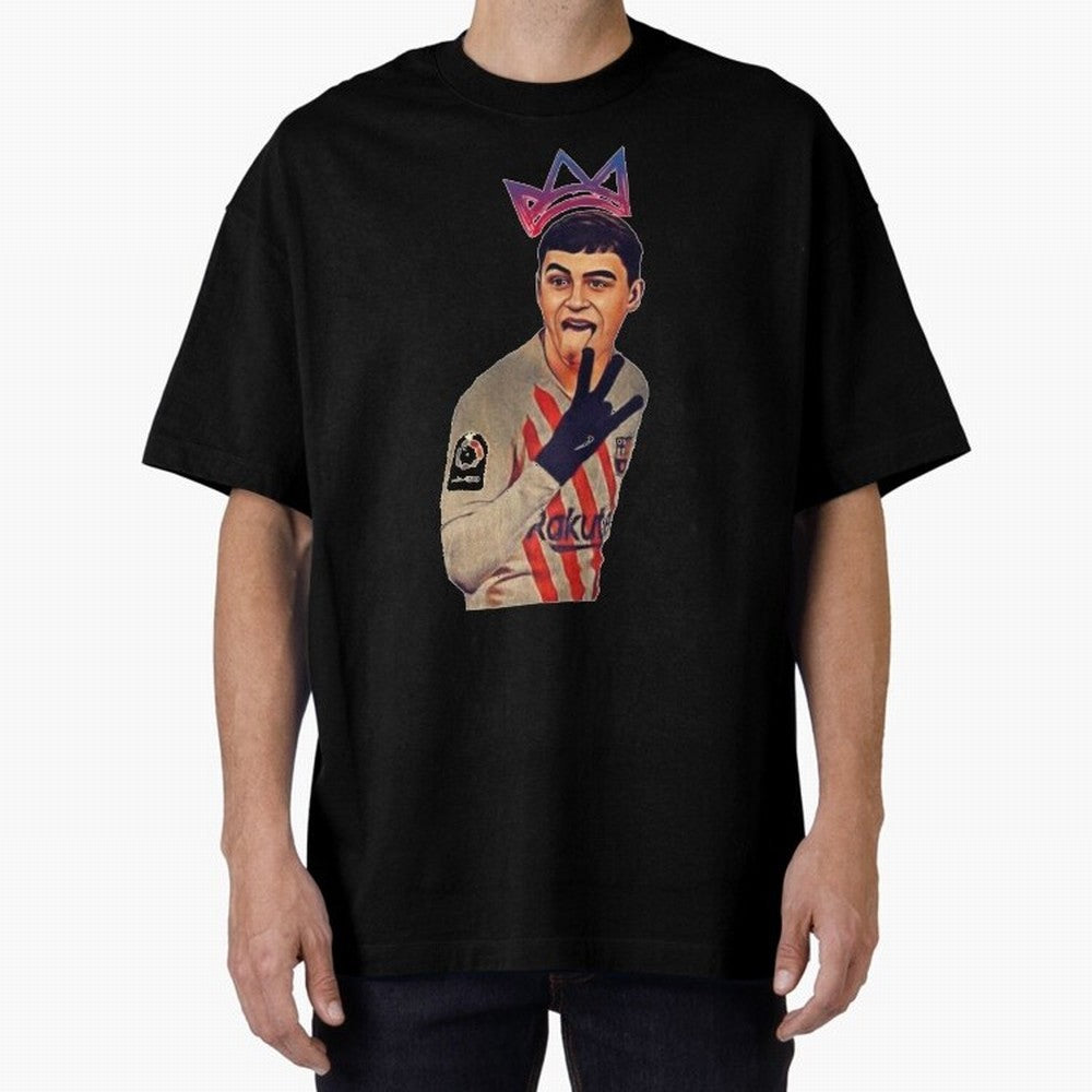 PEDRI Oversized T-Shirt Capture the FIFA World Cup 2026 Journey through Cristiano Ronaldo, Haaland and CR7 Highlights, Brazil Pride, Classic Soccer Heritage, Championship Pressure, Fan Loyalty and International Pride; Great for Watch Parties,