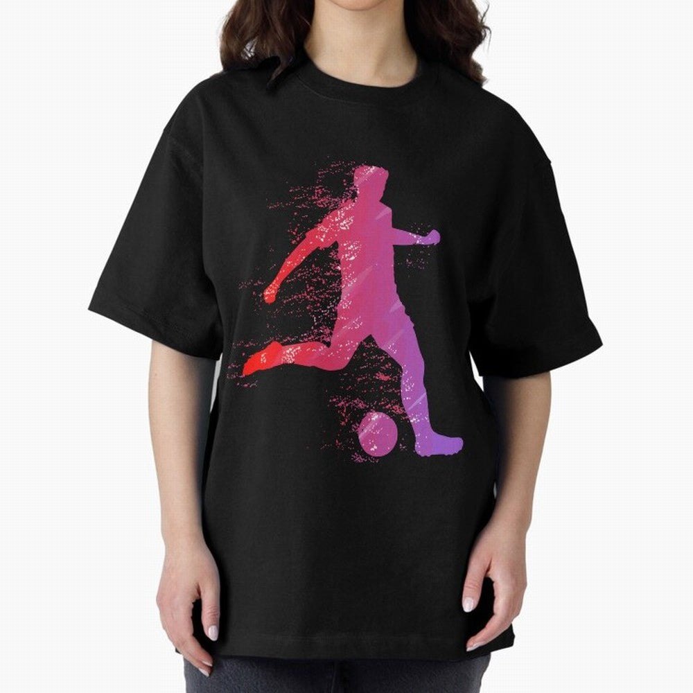 Soccer Player Shoot Oversized T-Shirt Turn Up for FIFA World Cup 2026 USA Canada Mexico Made for Haaland and Mbappe, Netherlands Energy, Match Day Excitement, Supporter Culture, Golden Goals and Global Football Passion; Perfect for Fans,