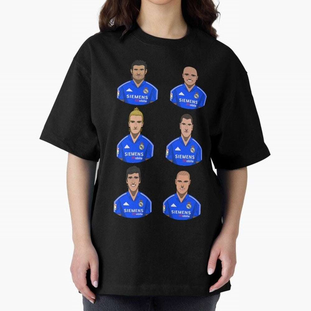 Los Galacticos Oversized T-Shirt Bring International Match Energy to Match Day Hype around FIFA World Cup 2026, Messi, CR7 and Mbappe, Portugal, Spain and Germany, Classic Soccer Heritage, Championship Pressure, Fan Loyalty and International Pride;