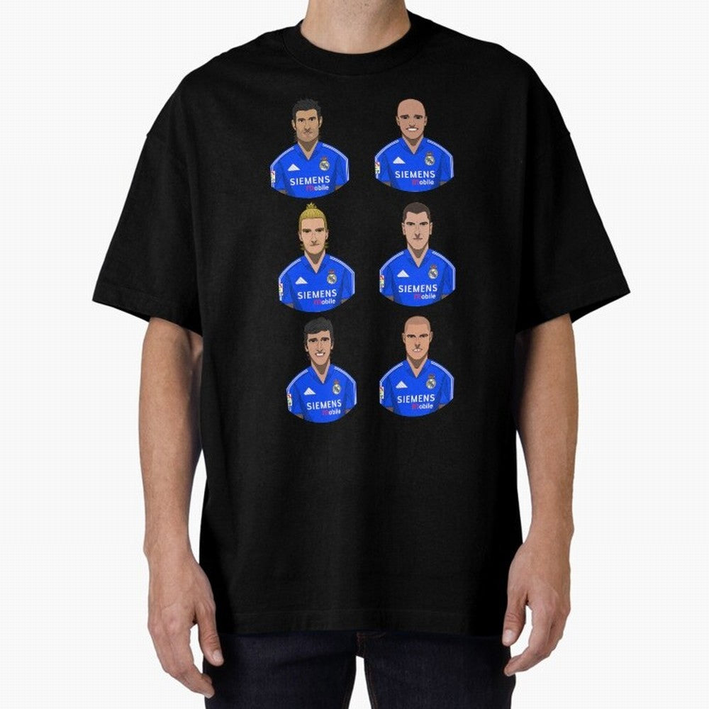 Los Galacticos Oversized T-Shirt Bring International Match Energy to Match Day Hype around FIFA World Cup 2026, Messi, CR7 and Mbappe, Portugal, Spain and Germany, Classic Soccer Heritage, Championship Pressure, Fan Loyalty and International Pride;