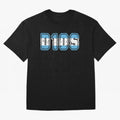 Dios Oversized T-Shirt Relive Legendary Nights from FIFA World Cup 2026 USA Canada Mexico Connected to CR7 and Messi, Argentina Energy, Worldwide Fan Energy, Dramatic Goals, Stadium Lights and Championship Celebrations; Ideal for Football Dads,