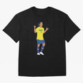 Ronaldinho. Brazil Football. Oversized T-Shirt Make Every Match About the FIFA World Cup 2026 Group Stage Journey through Cristiano Ronaldo, Haaland and CR7 Highlights, Portugal, Spain and Germany Pride, Football History, Final Match Energy, Crowd