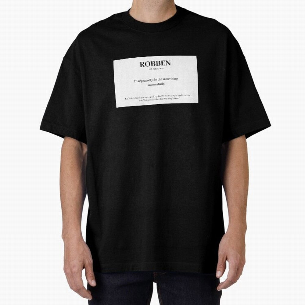 ROBBEN Oversized T-Shirt Celebrate the Next Chapter of Global Football Passion for FIFA World Cup 2026, with CR7, Germany, Stadium Memories, Football Loyalty, International Chants and Championship Tradition; Perfect for Supporters Who Want Bold