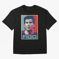 Figo Oversized T-Shirt Stand Proud for the FIFA World Cup 2026 USA Canada Mexico Journey through Messi and Cristiano Ronaldo Highlights, England and Germany Pride, Football Passion, Legendary Performances, Festival Vibes and Supporter Community;